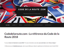 Tablet Screenshot of codedelaroute.com